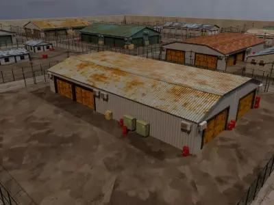 Industrial Storage Complex 3D model