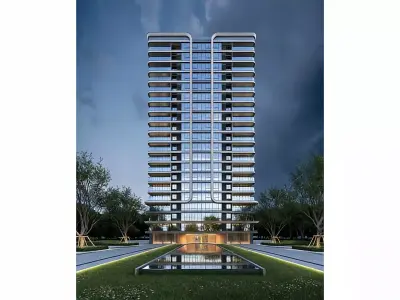 Modern High-end Residences 3D model