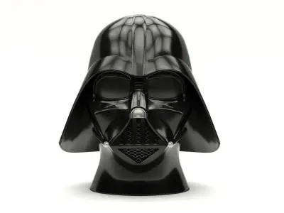 Darth Vader helmet high definition mesh 3D model
