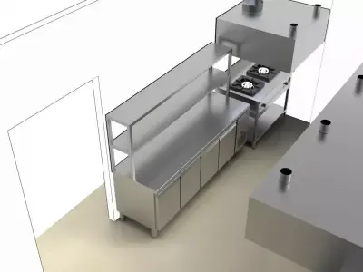 KITCHEN 27 3D model