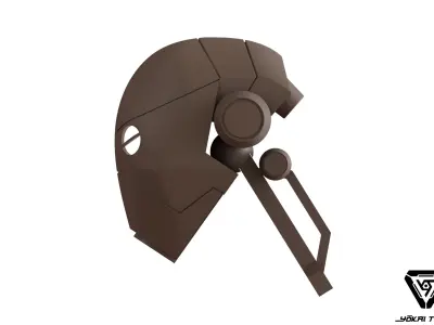 BX Commando Droid Head Star Wars Lifesize Prop from Clone Wars 3D print model