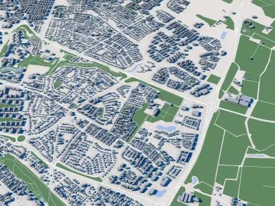 Helsingborg City Sweden 3D model