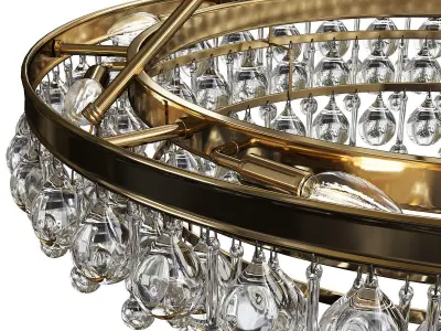 CALYPSO ROUND CHANDELIER Low-poly 3D model