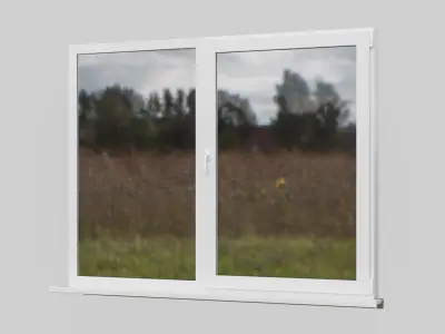   House windows 002 Low-poly 3D model