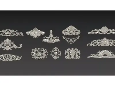  plaster carving 3D model