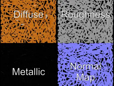 Wicker Pendant Lamp Shade Model Pack Low-poly 3D model