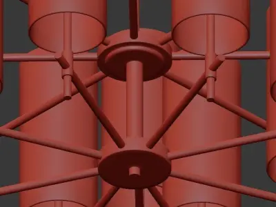 VENNA vienna chandelier 3D model