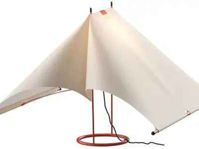 Falene Table Lamp By Piero De Martini 3D model