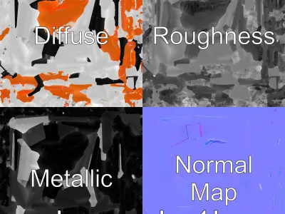 Basketball Hoop with Sturdy Metal Rim and Net Low-poly 3D model