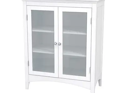 Allare Freestanding Two-Door Floor Cabinet 3D model