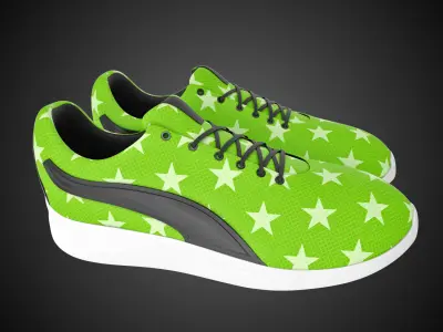 Stylized shoes 3D model