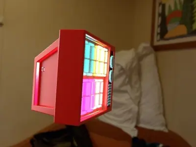 Sci-fi Television  Low-poly 3D model