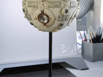 Jedi Training Remote parts 3D print model