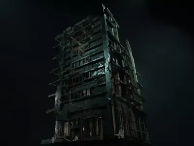 Abandoned Building  3D model