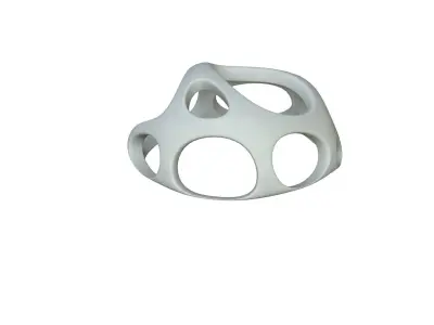 SciFi Cube Object No 51229 Low Poly Shape Low-poly 3D model