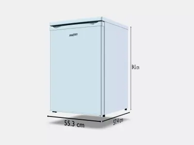 HOMEFORT HHSEF113W Single door fridge freezer E Ener 3D model