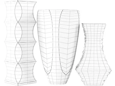 Vases Mandruzzato Murano 3D model