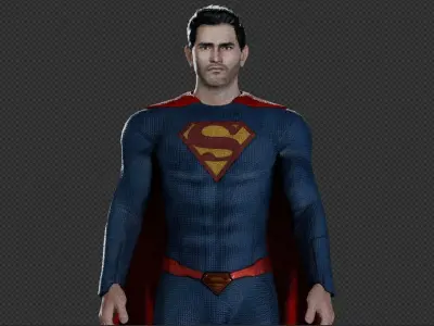 Superman from Superman And Lois CW 3D model