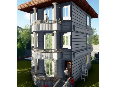 Villa  Animation 00 3D model