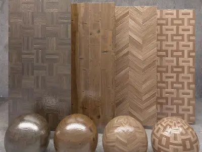 Vray material pack 17 Low-poly 3D model