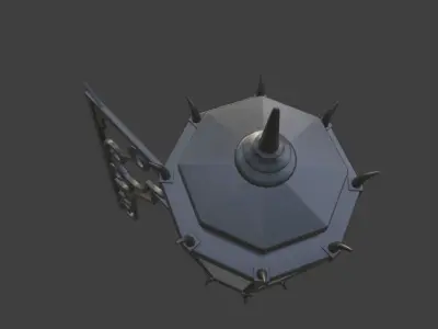 Street light Low-poly 3D model 22