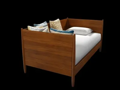 West elm Mid-Century Daybed - Acorn 3D model