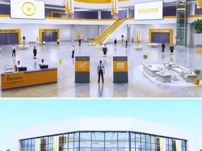  Big Congress Exhibition Lobby Centre Collection 8 in 1 