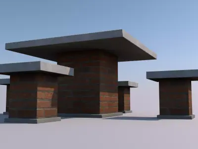 Street Seats 3D model