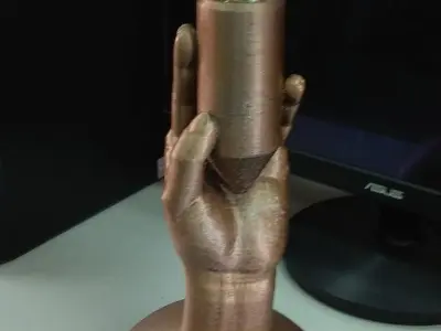 sculpture lamp holder 3D print model