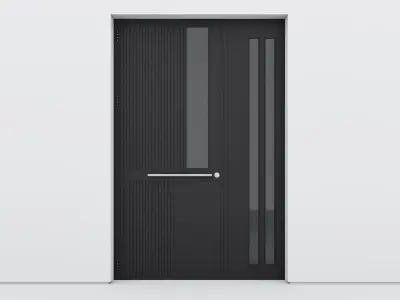 Aluminium door 241 3D model