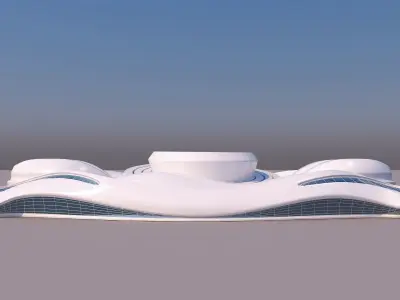 0102 - Organic Building 3D model