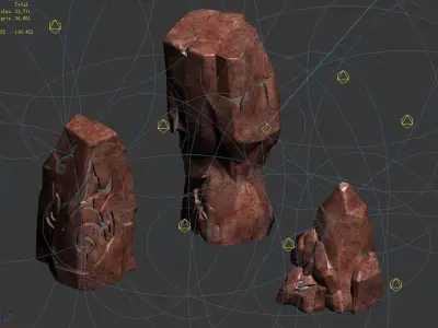 Not Zhoushan - Volcano - Stone 02 3D model