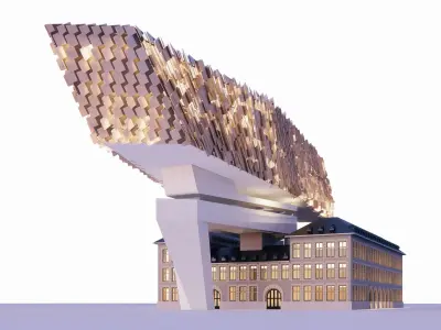 Transforming Zaha Hadid Design 3D model