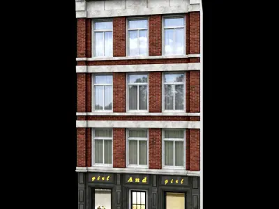 face for background vol4 3D model