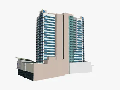 McArthur Central Low-poly 3D model