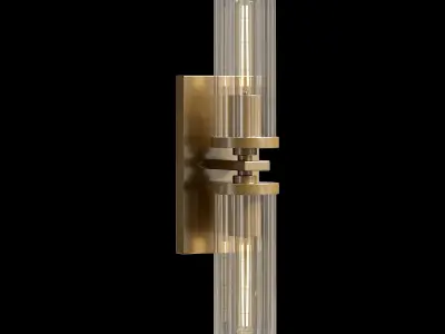 Andreas 2-Light Wall Sconce Low-poly 3D model