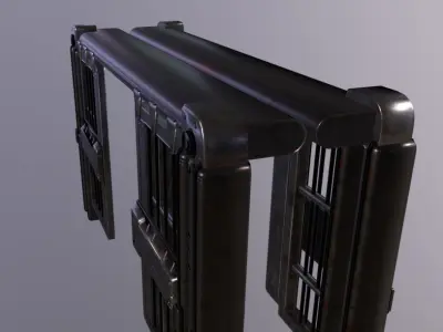 PrisonDoor Low-poly 3D model