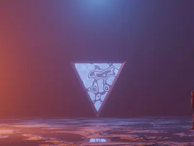 Sci-Fi Lighting Objects Animation 3D model