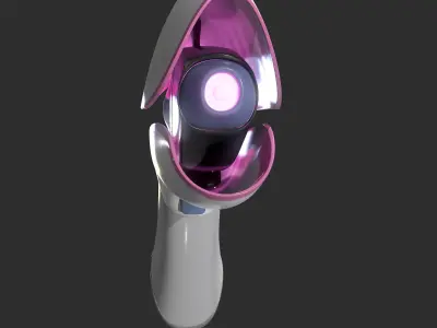 Portal Pistol Low-poly 3D model