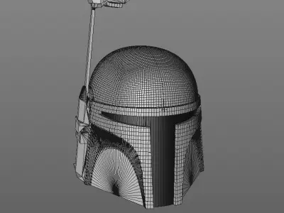 Mandalorian Generic Helmet 3D print model