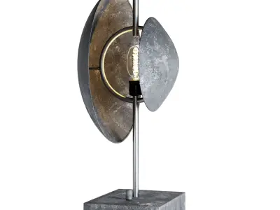 5 table lamp collection 3D Model Pack