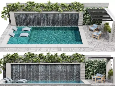 swimming pool 9 3D model