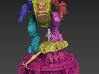 Wolverine Static 100mm Set 3D print model