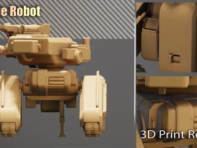 Probe Robot 3D print model