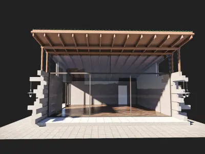 small cabin  3D model