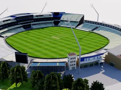 Edgbaston Cricket Ground - Birmingham 3D model