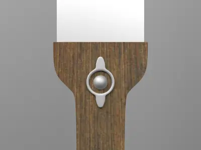 Old Sword Low-poly 3D model