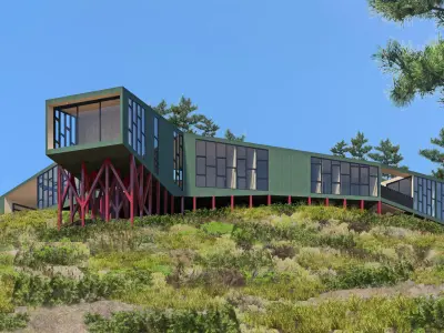 BY House Low-poly 3D model