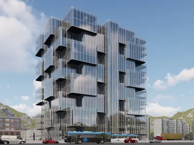 Office Building 3D model