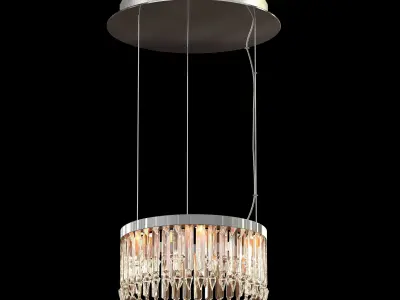 LADY CRINOLINE LUSTRE CLASSIQUE 1 MODULE 3D model